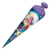 Roth Schultüte Magische Meerjungfrau, 70cm, rund, Rot(h)-Spitze, Filzverschluss, Folieneffekt