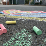 Best Sporting Straßenmalkreide NEON 6 Stück wasserlöslich Kinder Erwachsene