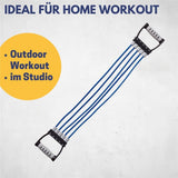 Best Sporting Expander Fitness 20 kg Widerstandsbänder 5 Zugseile blau