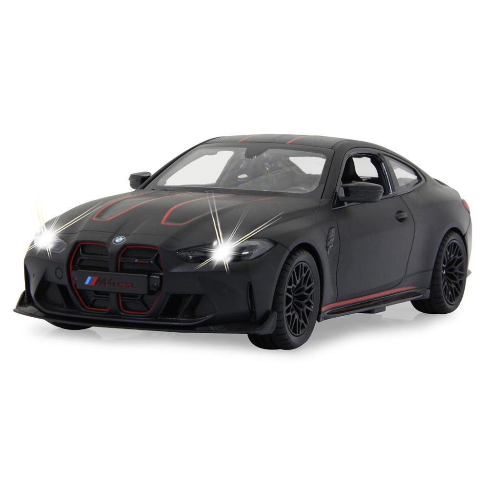 Jamara BMW M4 CSL 1:16 RC Auto schwarz matt 2,4GHz LED