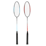 NILS Badminton Set, 2 Schläger mit Federball, Freizeit Outdoor Garten Sport