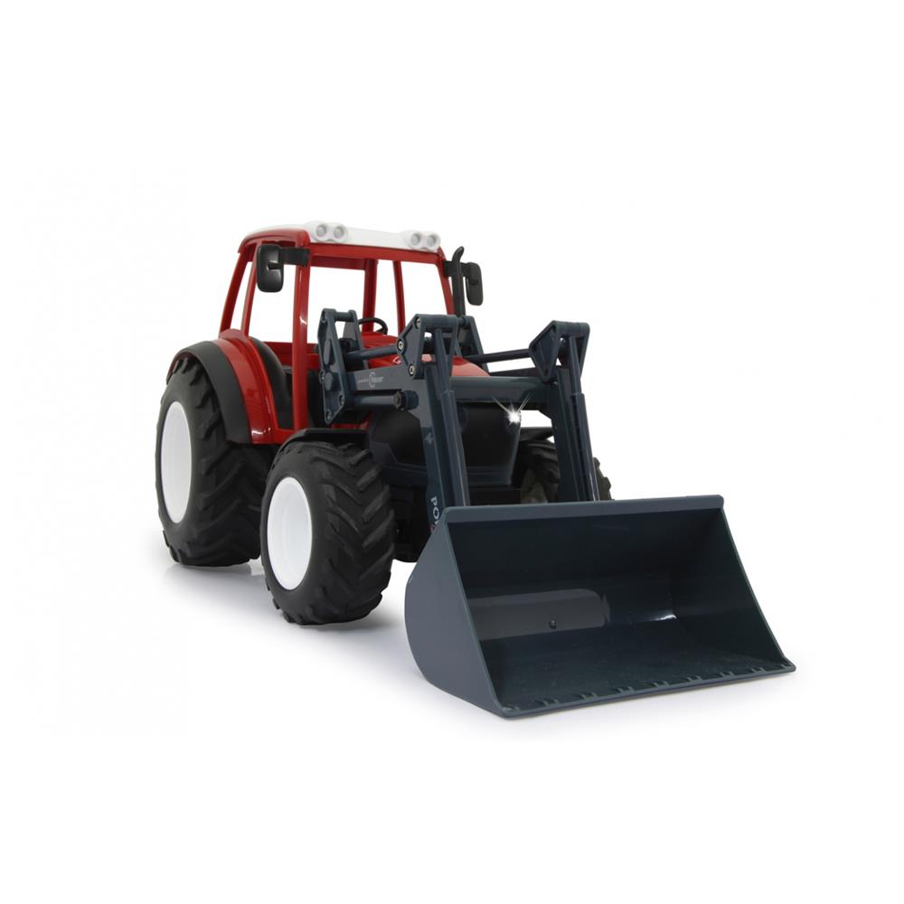Jamara RC Traktor Lindner Geotrac mit Frontlader, 1:16, 2,4GHz, ferngesteuertes Baufahrzeug