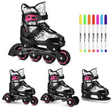 NILS EXTREME NH10907 TINTY 4in1 Inliner Schlittschuhe Rollschuhe Gr. 31-34, verstellbar