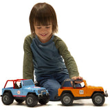 Bruder 02541 - Jeep Cross Country Racer blau mit Rennfahrer