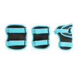 NILS EXTREME H704 Schoner-Set, Blau, Größe S - Protektoren Handgelenk Ellenbogen Knie