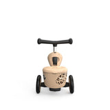 Scoot & Ride Highwaykick 1 Lifestyle, leopard - Kinderroller mit Aufbewahrungsbox