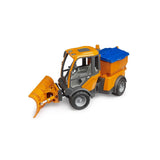 Bruder 02690 - VarioCar Winterdienst mit Räumschild und Streuwerk, 1:16
