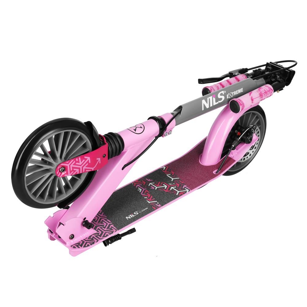 NILS EXTREME HM806 LUMIA City Scooter Rosa, Freizeitroller, ABEC-7, bis 100 kg