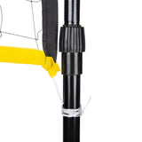 NILS NT310 Badmintonnetz 6,3 m mit Teleskopstangen, Outdoor Garten Freizeit