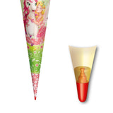 Roth Schultüte Einhornglück, 70cm, rund, Rot(h)-Spitze, Filzverschluss