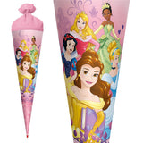Roth Schultüte Disney Princess, 70cm, rund, Rot(h)-Spitze, Filzverschluss