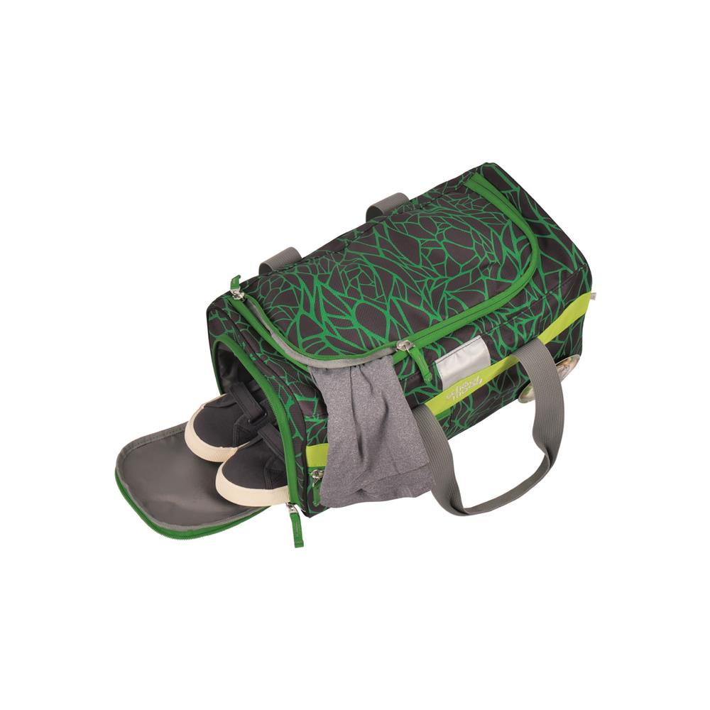 School-Mood Sporttasche Linus (Panther) Schwimmtasche 18L mit Nassfach