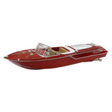 Jamara Venezia 2 Kanal 40MHz RC Boot Holzoptik Ferngesteuertes Rennboot mit Funksteuerung