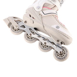 NILS EXTREME NH18188A 2in1 Inliner Schlittschuhe Kinder Gr. 34-38, Grau-Rosa, verstellbar
