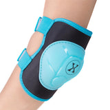 NILS EXTREME H704 Schoner-Set, Blau, Größe S - Protektoren Handgelenk Ellenbogen Knie