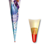 Roth Extra große XXL Schultüte Disney Frozen, 100cm, eckig, Rot(h)-Spitze, Tüllverschluss