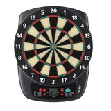 NILS FUN TDE03 Elektronische Dartscheibe - Dartboard mit 6 Pfeilen, 32 Spielmodi, bis 8 Spieler