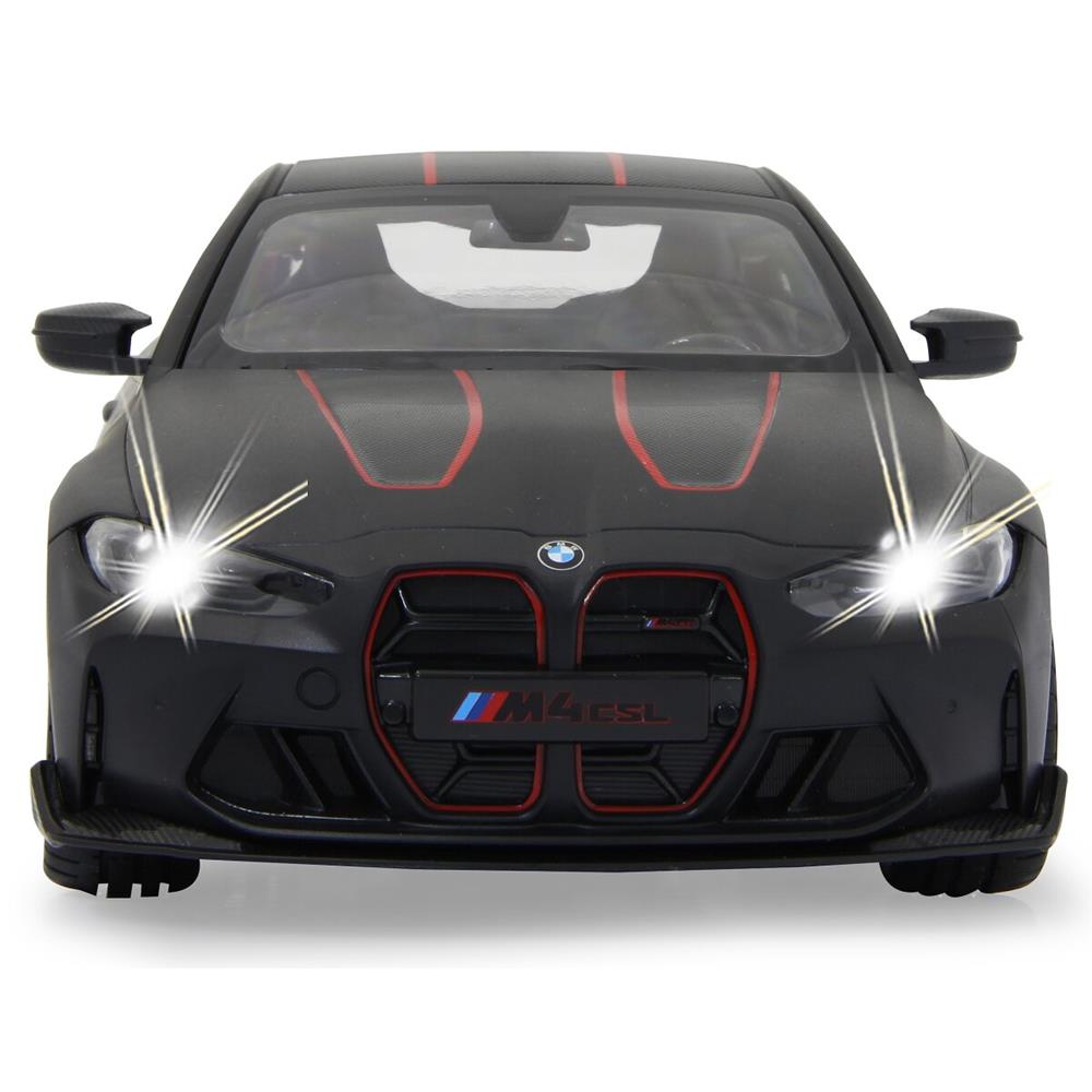 Jamara BMW M4 CSL 1:16 RC Auto schwarz matt 2,4GHz LED