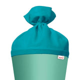 Roth Schultüte-Rohling/Basteltüte, mint, 70cm, rund, Rot(h)-Spitze, mit Filzverschluss (blau)