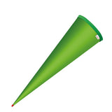 Roth Schultüte-Rohling/Basteltüte, grün, 70cm, rund, Rot(h)-Spitze, ohne Verschluss
