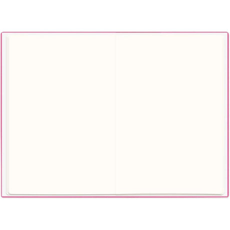 Roth Zeugnismappe Metallium Pink, mit 12 A4 Klarsichthüllen, im Buchleineinband