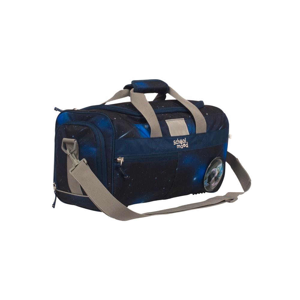 School-Mood Sporttasche Moritz (Weltall) Schwimmtasche 18L mit Nassfach