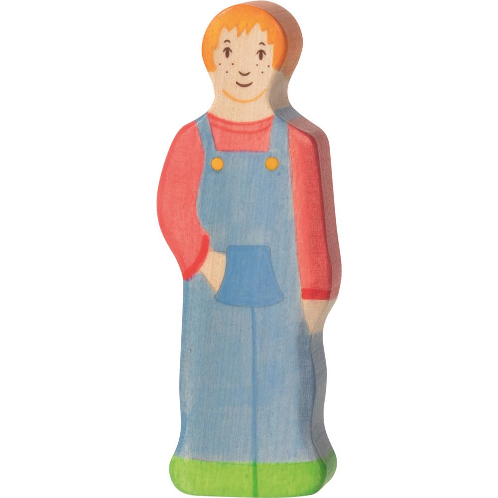 Holztiger Holzfigur - Sohn, Holzspielzeug, ab 3 Jahren