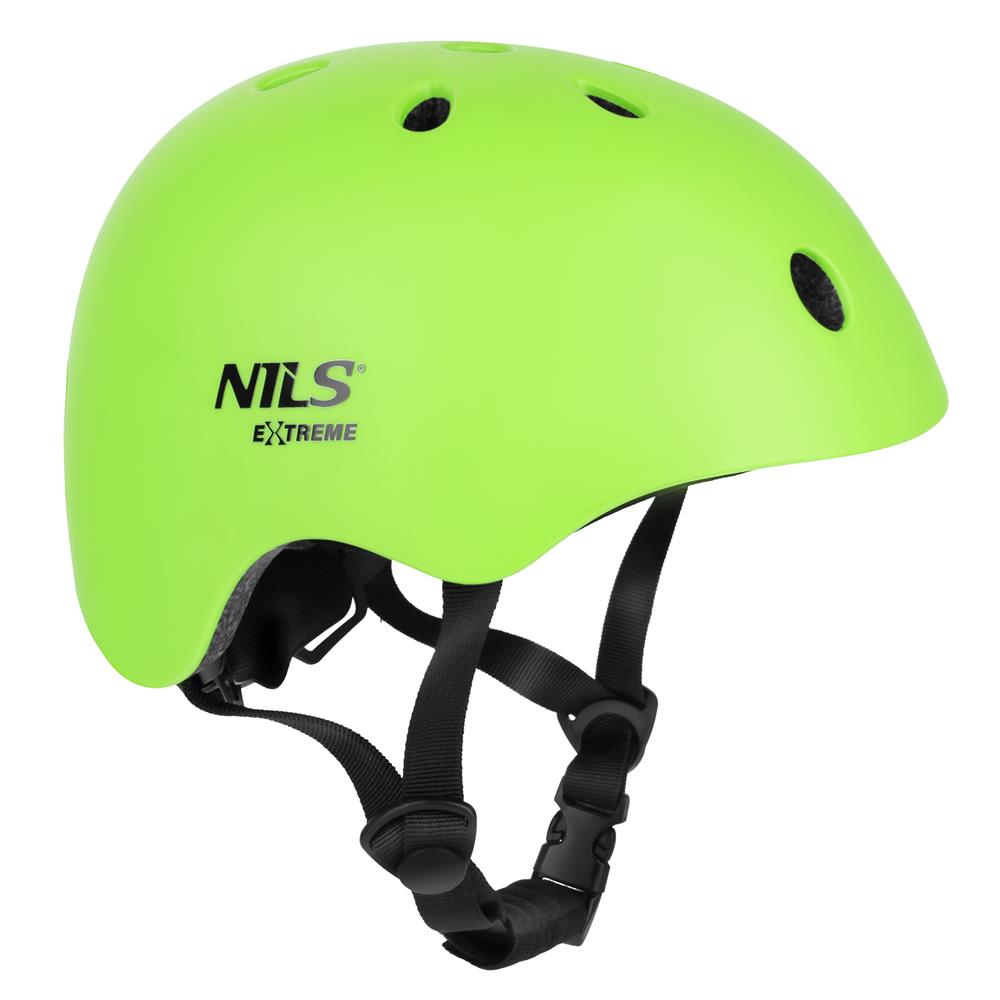NILS EXTREME MT301 Helm XS 48-52 cm Grün - leichter Schutzhelm für Inlineskates, Skateboard, Roller