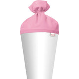 Roth Schultüte-Rohling/Basteltüte, weiß, 70cm, rund, Rot(h)-Spitze, mit Filzverschluss (pink)