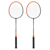 NILS Badmintonschläger Set mit Schutzhülle Freizeit Outdoor Garten Sport