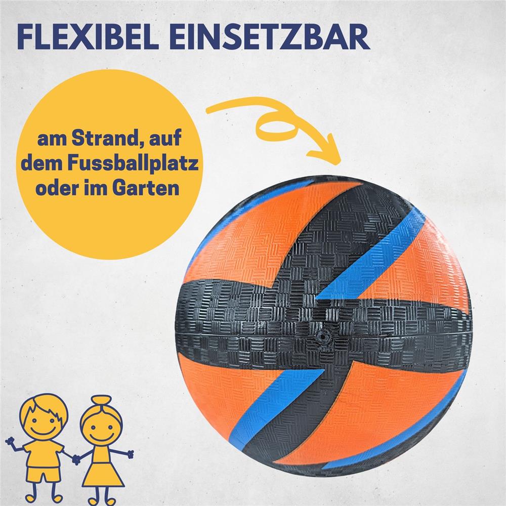 Best Sporting Barfuß Fußball Glow in the Dark Größe 5 orange/blau