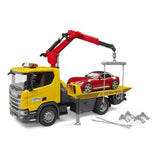 Bruder 03552 - Scania Super 560R Abschlepp-LKW, mit Light & Sound Modul und BRUDER Roadster