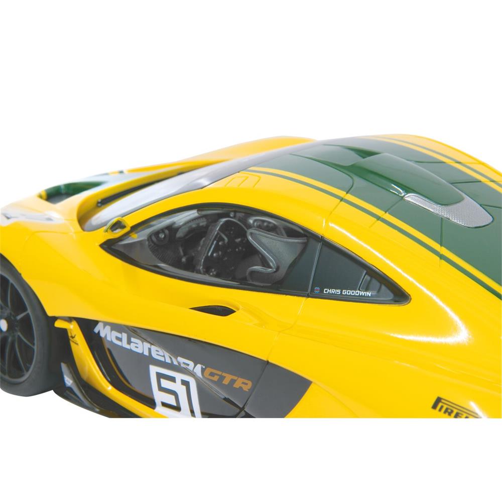 Jamara McLaren P1 GTR 1:14 gelb 2,4GHz Ferngesteuertes Auto mit LED Fahrlicht