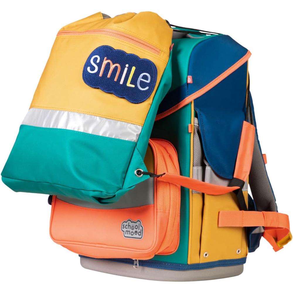 School-Mood Schulranzen Set Timeless Pro Happy Emerald (Colours Collection) 6-teilig