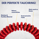 Best Sporting Tauchring 15 cm rot Lamellen Tauchringe Pool