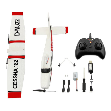 Jamara Cessna 182 RC Flugzeug 2,4GHz Gyro 2CH Anfänger