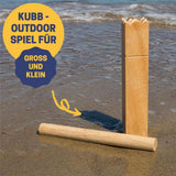 Best Sporting Nordmann Schach Kubb Wikinger Spiel aus Holz
