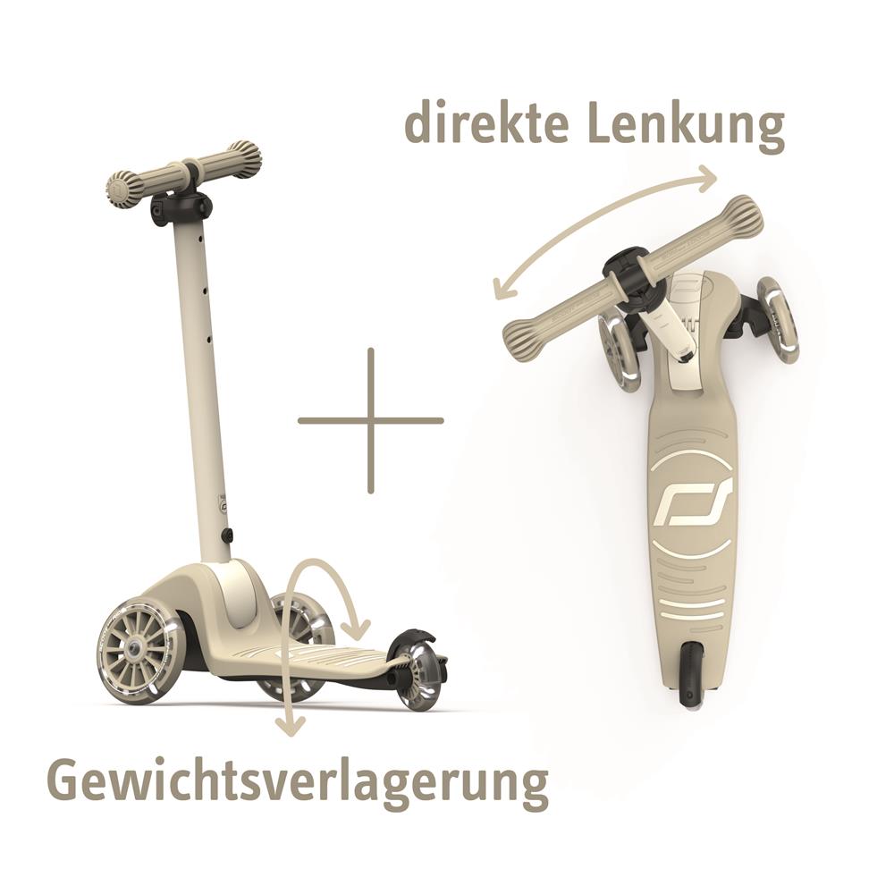 Scoot & Ride Highwaykick 3S Scooter, ash - Kinderroller, ab 3 Jahren