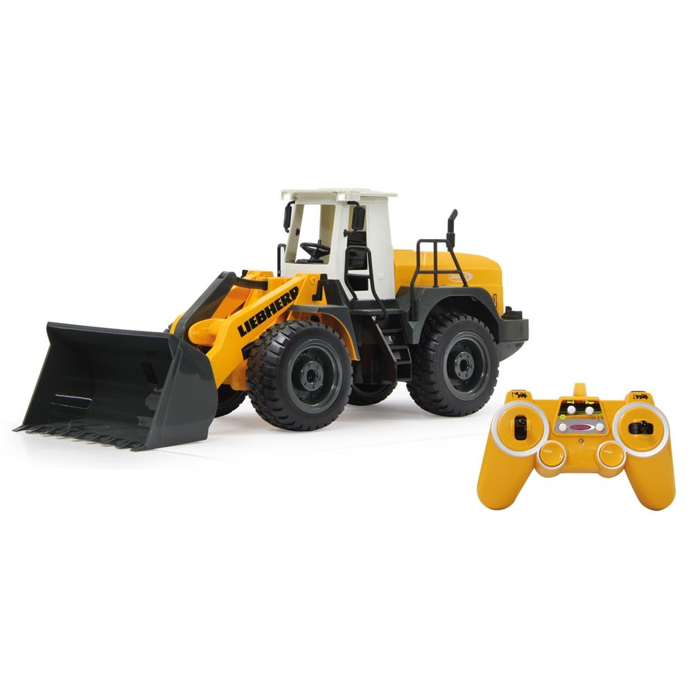 Jamara Radlader Liebherr 564, 1:20, 2,4G, ferngesteuertes Baufahrzeug, mit Licht und Sound