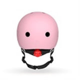 Scoot & Ride Kinderhelm Größe S-M (51-55 cm) rose - Schutzhelm mit LED-Licht