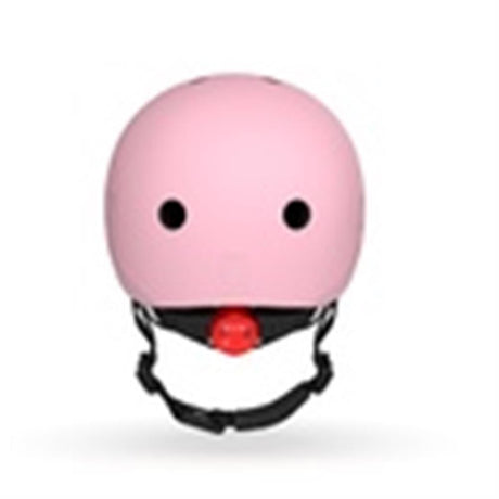 Scoot & Ride Kinderhelm Größe S-M (51-55 cm) rose - Schutzhelm mit LED-Licht