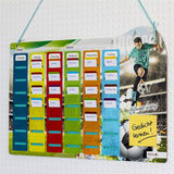 Roth Klipp&Klar Stundenplan Steck Fix, Fußballstar, A3, Kinder-Wochenplan