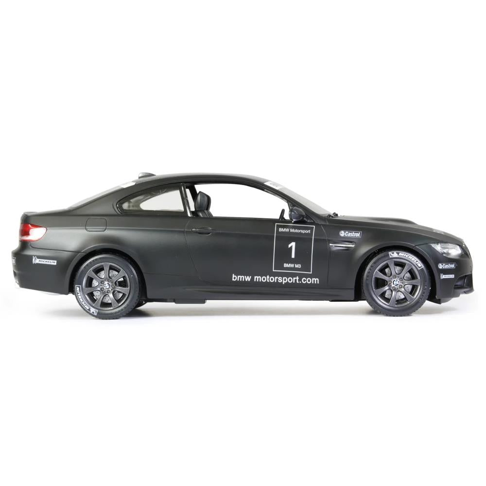 Jamara BMW M3 Sport 1:14 schwarz 2,4GHz Ferngesteuertes Auto mit LED Fahrlicht
