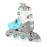 NILS EXTREME NH18331 4in1 Inliner Schlittschuhe Rollschuhe Gr. 35-38, Blau, verstellbar