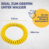 Best Sporting Tauchring 15 cm gelb Lamellen Tauchringe Pool