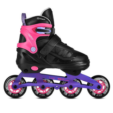 NILS EXTREME NA684 VELTO Inlineskates Inliner Kinder Gr. 35-38, Rosa, größenverstellbar