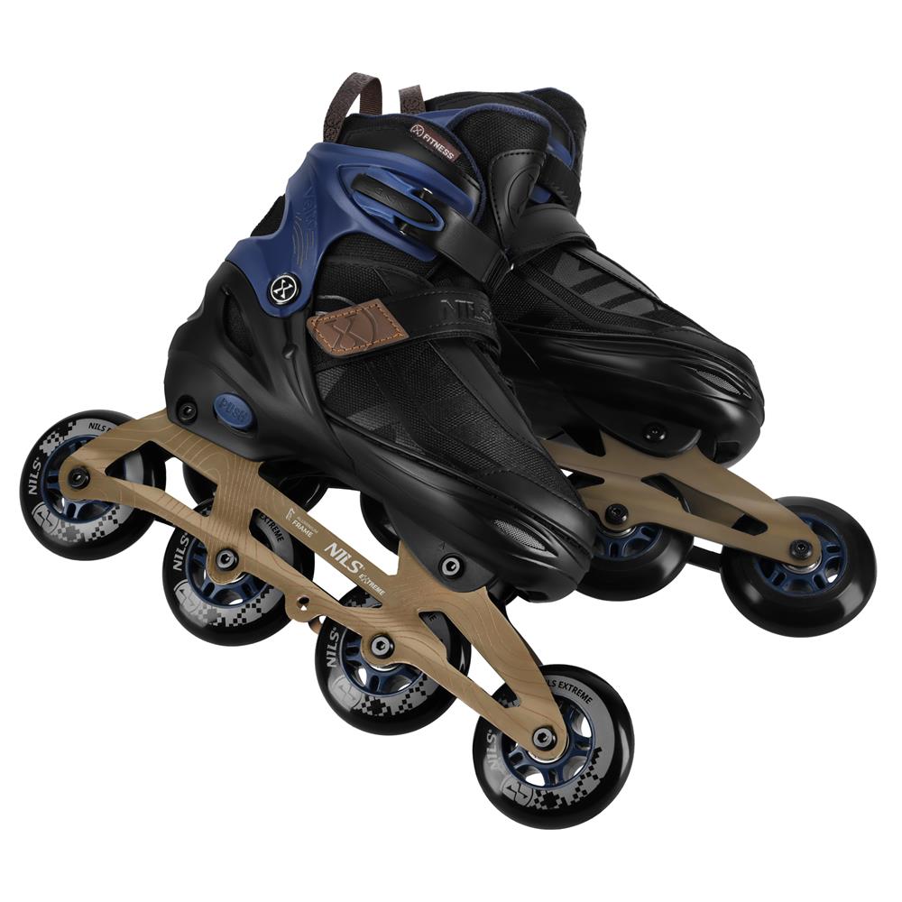 NILS EXTREME NA684 VELTO Inlineskates Inliner Gr. 42-45, Dunkelblau, größenverstellbar
