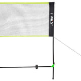 NILS Badmintonnetz 5 m, Freizeitnetz Outdoor Garten Sporthalle freistehend