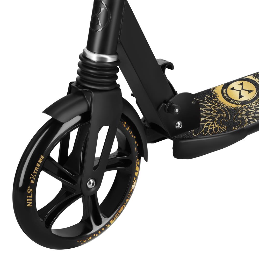 NILS EXTREME HM800 FLY GOLD Scooter, Freizeitroller, ABEC-11, Scheibenbremse, bis 100 kg