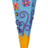 Roth Schultüte-Bastelset, Butterfly, 68cm, eckig, Rot(h)-Spitze, Kreppverschluss